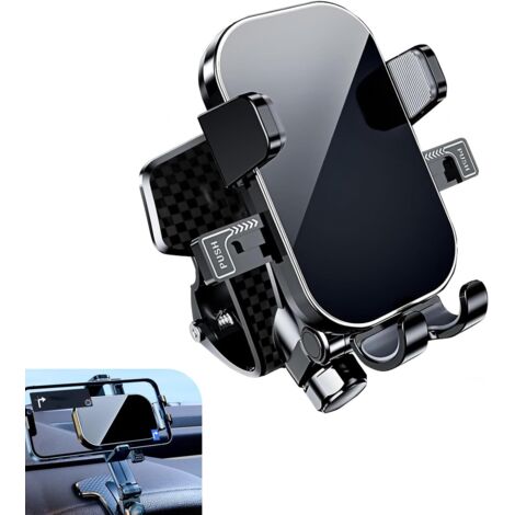 Support téléphone voiture gravité 360°, support tableau bord universel automatique (1/5)