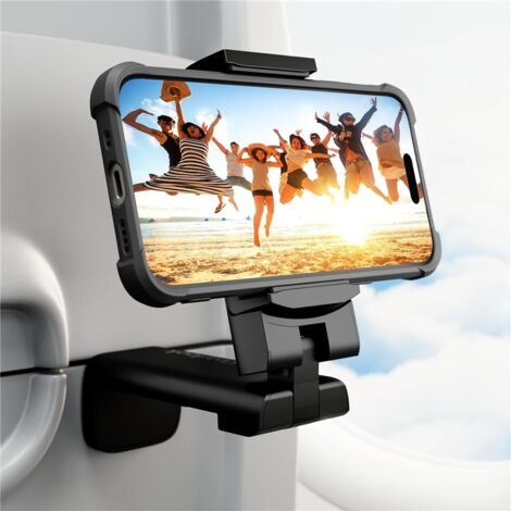 Support téléphone pliable 360° rotatif, support bureau télescopique universel antidérapant (1/5)