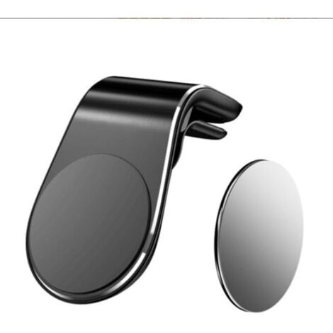 Support téléphone voiture grille aération magnétique 360°, fixation universelle (1/5)