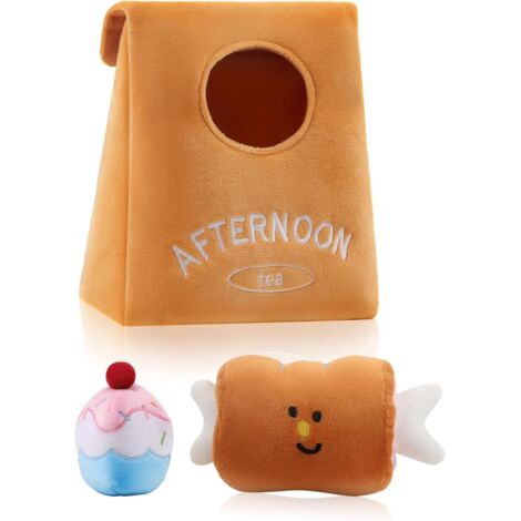 Lot 3 jouets chiot peluche couineur, cupcakes interactifs (1/5)