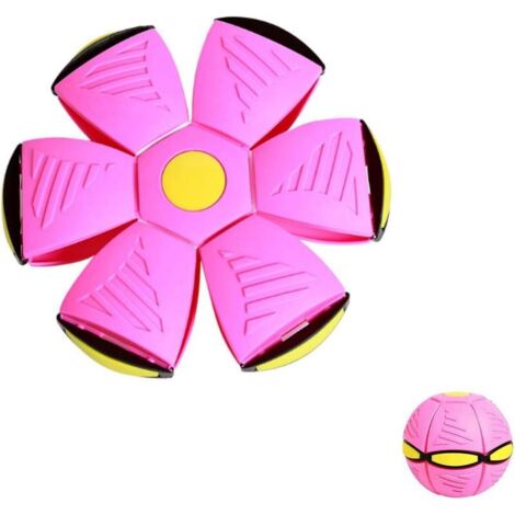 Frisbee chien disque volant rouge, jouet extérieur interactif (1/5)