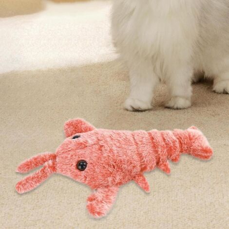 Jouet chien homard électrique, peluche interactive mouvement anti-ennui (1/5)