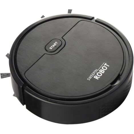 Aspirateur robot sec humide compact puissant, nettoyage sols maison automatique