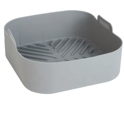 Panier silicone carré friteuse air, réutilisable antiadhésif cuisson (1/5)