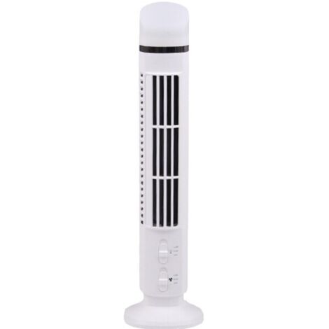 Mini ventilateur tour sans pales USB, 2 vitesses silencieux bureau maison (1/5)