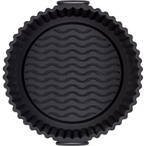 Tapis silicone rond 21 cm friteuse air, réutilisable antiadhésif résistant chaleur (1/5)