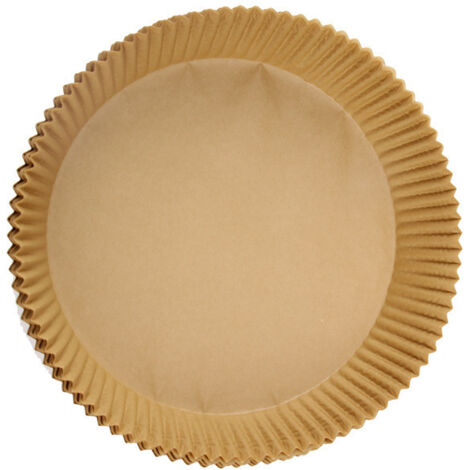 100 feuilles papier cuisson rond 16 cm friteuse air, antiadhésif jetable résistant