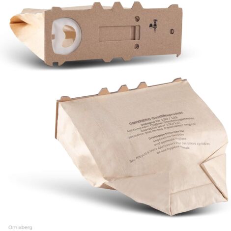 Lot 10 sacs aspirateur Kobold VK130 VK131, sacs poussière haute filtration durable (1/5)