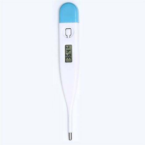 Thermomètre numérique bébé adulte étanche, mesure orale axillaire rectale, alarme fièvre précise rapide (1/4)