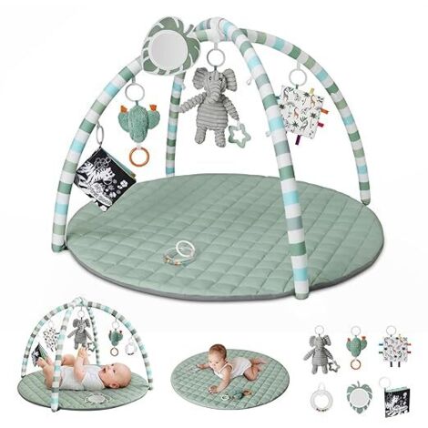 Tapis éveil bébé avec jouets détachables (1/5)