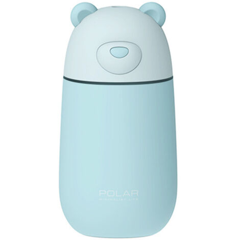 Humidificateur USB ours mignon, diffuseur portable bureau chambre bleu (1/5)