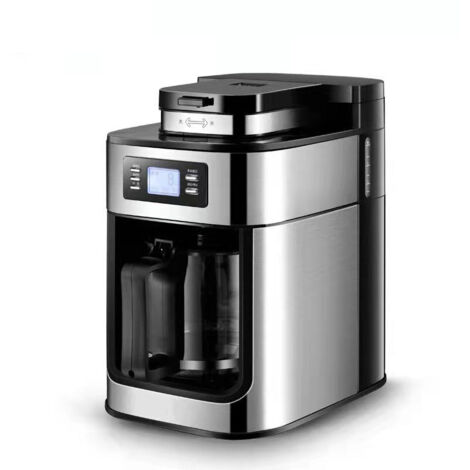 Machine expresso super automatique broyeur mousseur lait noir