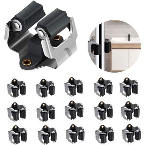 Supports muraux balais lot 15, organisateur outils jardin garage cuisine rangement pratique