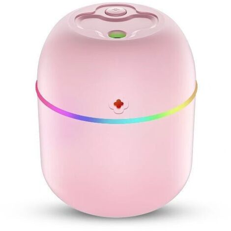 Mini humidificateur USB 220 ml, diffuseur brume fraîche LED portable (1/5)