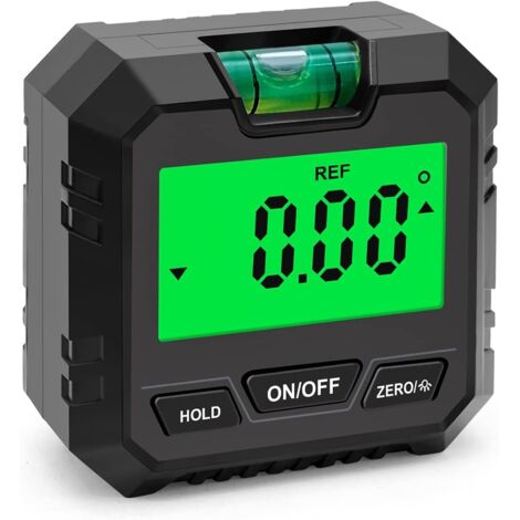 Inclinomètre magnétique numérique rétroéclairé mesure angle outil précision