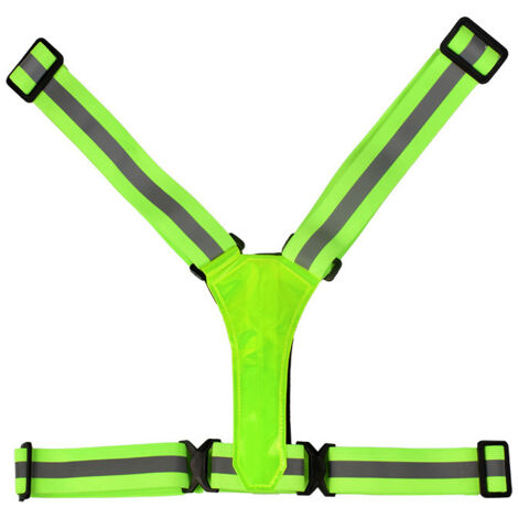 Gilet réfléchissant LED course, gilet lumineux jogging vélo, visibilité nuit
