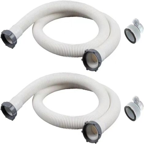 Lot 2 tuyaux pompe piscine compatibles Intex, rechange filtre sable durable