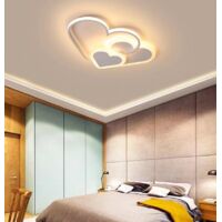 30W Warm White LED Heart Ceiling Light for Children's Room, Baby's Bedroom Ceiling Light