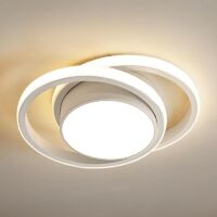 32W round ceiling light for bedroom and hallway, light fixture with 3-color dimming, suitable for living room, bathroom, kitchen