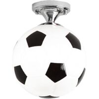 Black decorative football ceiling light, boy's bedroom light fixture, club bar ceiling light