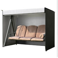 420D Garden Swing Cover Waterproof 3 Seater 220x125x170 cm