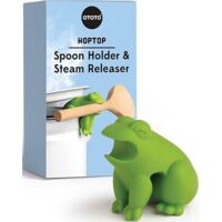 Repose-cuillère grenouille HopTop, accessoire cuisine mignon et pratique cadeau original