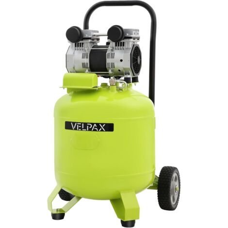 Compresseur vertical Cuve 50 L Compresseur d’air 8 bar Sans huile Manomètre et régulateur de pression 255 litres par minute Convient aux outils pneumatiques