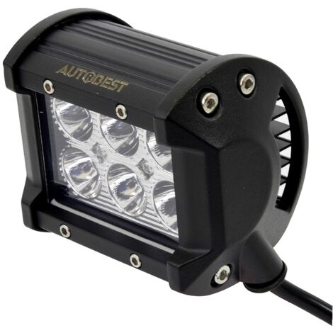 Projecteur LED à fixer 18W 1260 lumens – Boîtier étanche IP67 – Tension 12-30V – Longueur 9,5 cm pour quads et camions – Abtech
