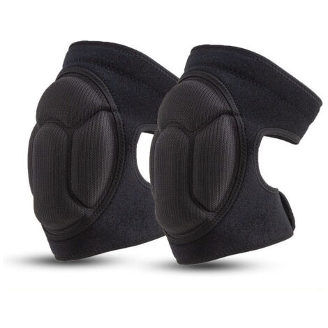 Genouillères Professionnelles pour Le Travail,Genoux Confortable pour sols abrasifs pour Gardning et Construction Danse,1 paire Élastique mousse Anti choc Taille unique,15-35kg (1/3)