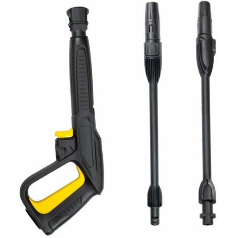 Ikodm – Pistolet à eau haute pression avec lance rotative – Pression 160 bar – Compatible nettoyeurs Karcher K2 à K7 – Plastique renforcé 30% fibre de verre (1/5)