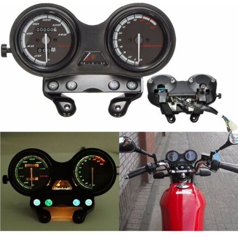 Tachymètre odomètre compteur de vitesse km/h pour YAMAHA YBR 125 – Précision optimale – Longueur câble 20 cm – Connecteur 5 broches – Qersta - YBR125