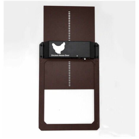 Porte de poulailler domestiques automatique sensible à la lumière, porte de poulailler, porte pour animaux (1/4)