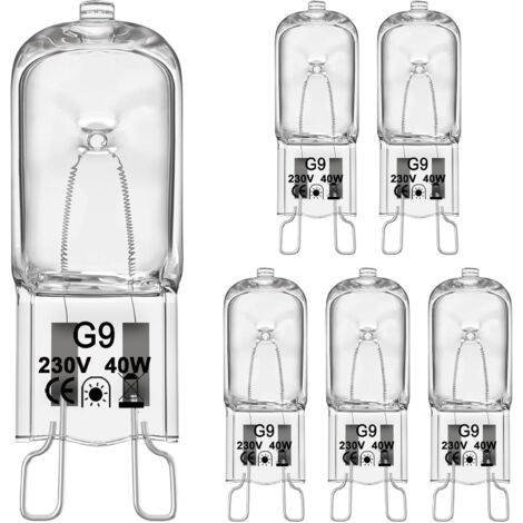 Ampoule Halogène GU5.3 35W 12V, Ampoule MR16 Dimmable 420LM 2700K Blanc Chaud, Ampoule Halogene 2 Broches Couvercle en Verre pour Plafonnier, Pack de 6 (1/5)