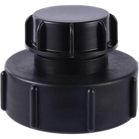 IBC Adaptateur S100x8 à Réduction S60x6 Filetage Grossier avec Bouchon Cuve Adaptateur de Réservoir IBC Adaptateur Robinet Tuyau Arrosage pour Vanne de Baril de Réservoir d'eau de Pluie Google (1/5)