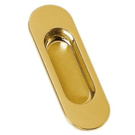 POIGNEE ENCASTREE L110 ZAMACK DORE BRILLANT
