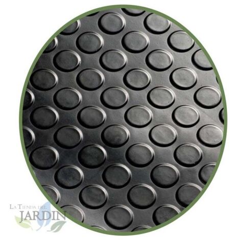 Revêtement antidérapant en caoutchouc pour sol PVC – Épaisseur 3 mm – Dimensions 1,2 x 2 m – Pour zones à fort trafic