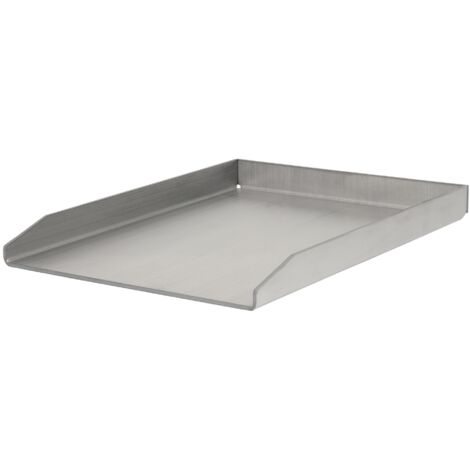 Plaque de grill en acier inoxydable 30 x 40 cm – Épaisseur 4 mm – Compatible avec grils – Répartition uniforme de la chaleur (1/5)