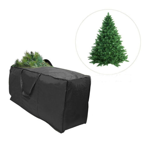 Sac de Rangement Pour Sapin de Noël - Housse pour Sapin de Noël Avec Fermetures Éclair convient jusqu'à 173 cm - Idéal pour l'arbre de Noël Artificiel et la Décoration 1737651CM (1/5)