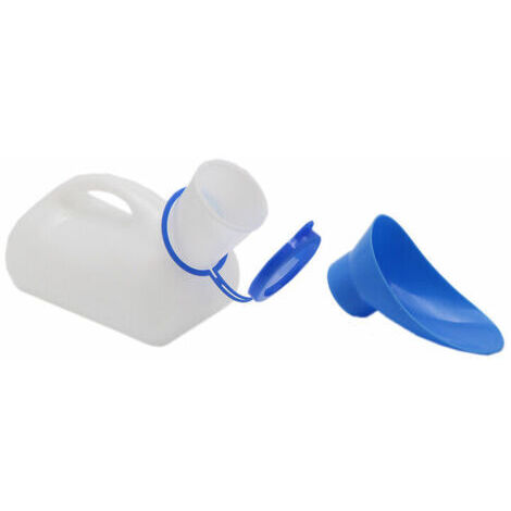 Urinoir Unisexe pour Voiture, Urinoir Toliet pour Hommes et Femmes, Bouteilles Pee Bedpans, Avec Couvercle et Entonnoir, Boîte en Plastique pour Voiture, Vieil Homme, Enfant pour Camping Outdoor (1/5)