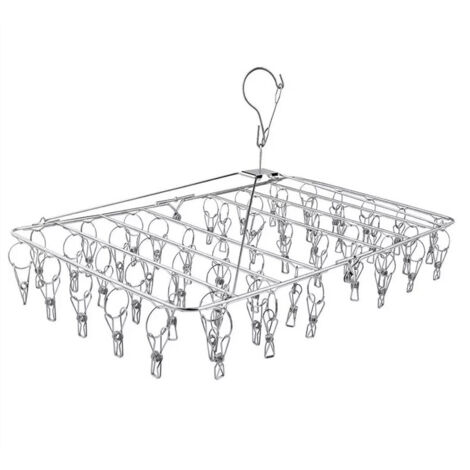 Etendoir à suspendre-Étendoir pliable cintre-52 clips étendoir à vêtements (1/5)