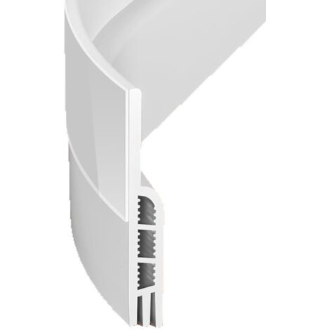 MINKUROW 2 Pièces Boudin de Porte, Bas de Porte Anti Courant d'air, Calfeutrer Bas de Porte Autocollant pour Isolation, Bloquer la Poussière (100 x 5 cm, Blanc) (1/4)