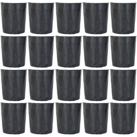 300 Pcs Pépinière De Plantes Pots en Plastique Dégradable Pot De Démarrage Jardin Fleur Nutrition Pot Jardin Outil pour Succulentes Boutures Semis 10X10 Cm (1/5)