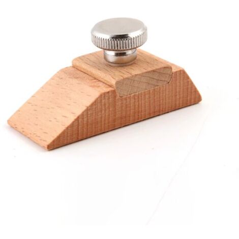 Generic Cale à Poncer en Bois, Fait à Main Cuir Artisanat Abrasif - Cuir Polissage Outil - DIY Bord Meulage Outil (1/5)