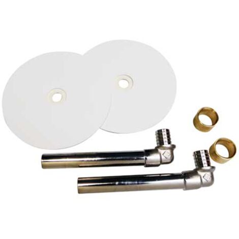 Kit de raccordement simple pour sèche-serviette - PER à sertir Ø16 - Somatherm (1/5)