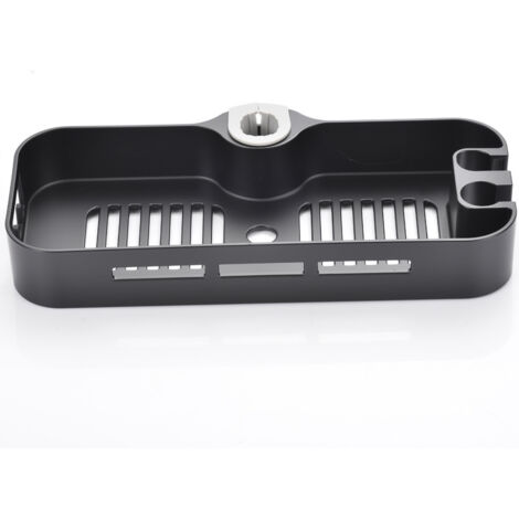 Support de douche - Convient aux tuyaux de douche de 22 24 25 mm de diamètre - Noir, 1 pièce (1/5)
