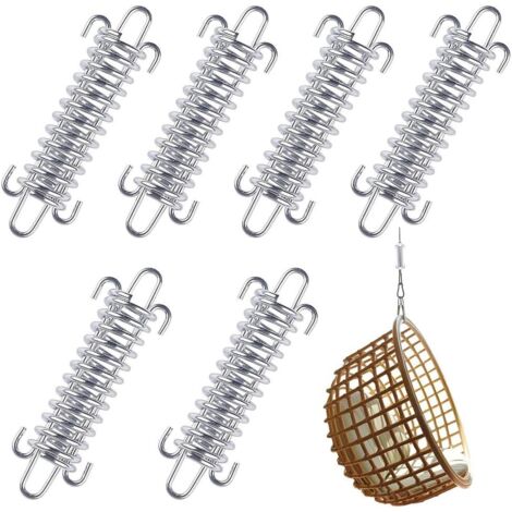 Tente Corde Résistante, 6Pcs Boucle de Corde pour Tente en Acier Inoxydable pour la Randonnée Camping Pêche Pique-Nique Voyage (1/5)