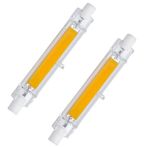 R7S COB tube de lumière d'inondation 13W lampe à double extrémité lampe Angle de faisceau 360°, 2pcs (1/5)
