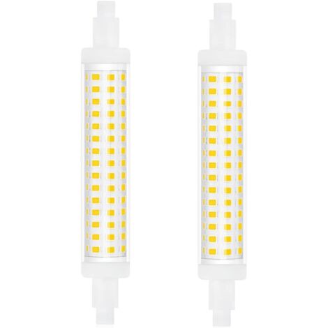 Ampoule LED R7S Lineal Slim 118 mm J118 Blanc froid 6 000 K avec 1 300 lm, 360 degrés (2 unités) (1/5)