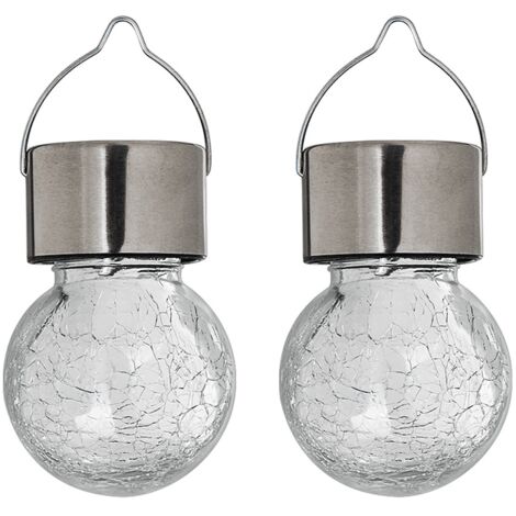 Lampe solaire imperméable d'extérieur Style boule, lumière de bord de route, décoration de jardin de maison, lumière d'urgence (1/5)