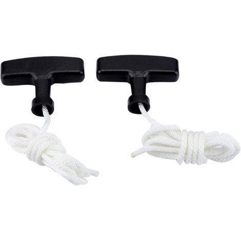 Paquet de 2 Corde de recul pour tondeuse à gazon, tondeuse, démarreur de recul, forte résistance pour tondeuse à gazon, tronçonneuse, tondeuse (1/5)